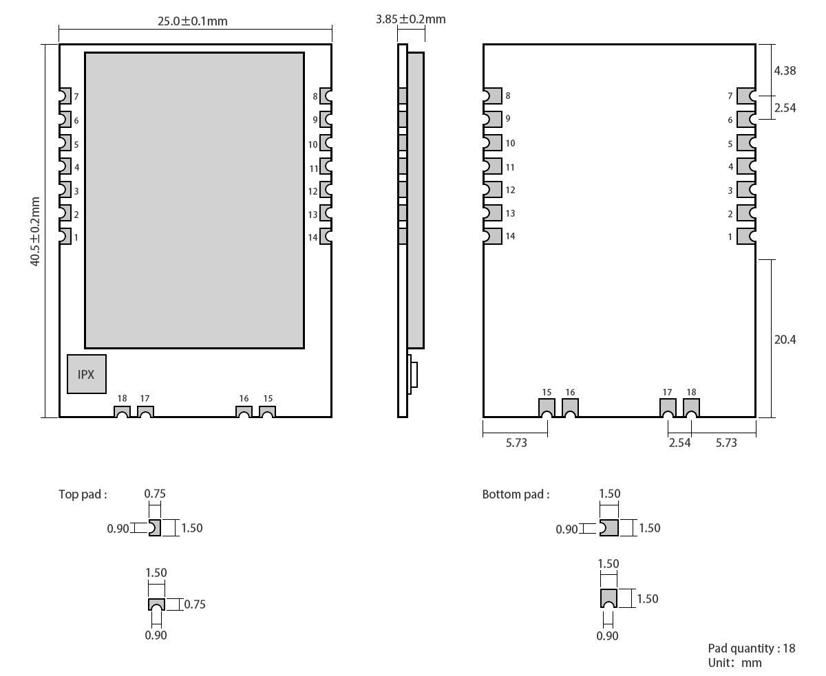 E31-433T30S_Size E31-433T30S_Size