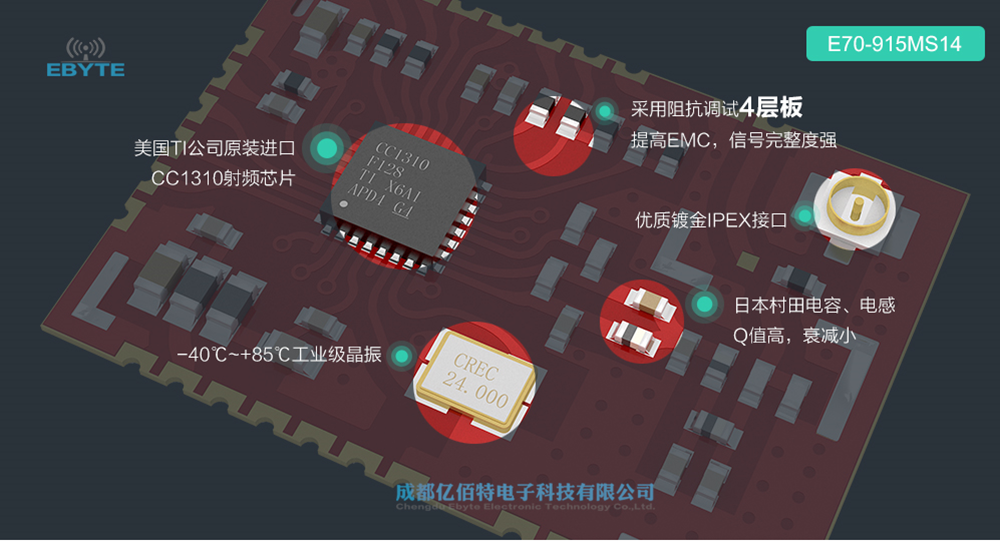 2億佰特?zé)o線通信串口模塊 2