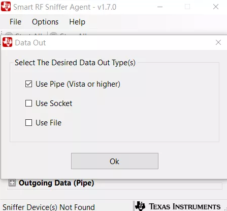 SmartRF Packet Sniffer 2設(shè)置 QQ截圖20191206111554