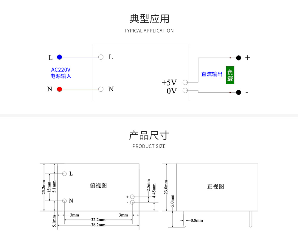電源模塊尺寸及物聯(lián)網(wǎng)應用 AM11_11
