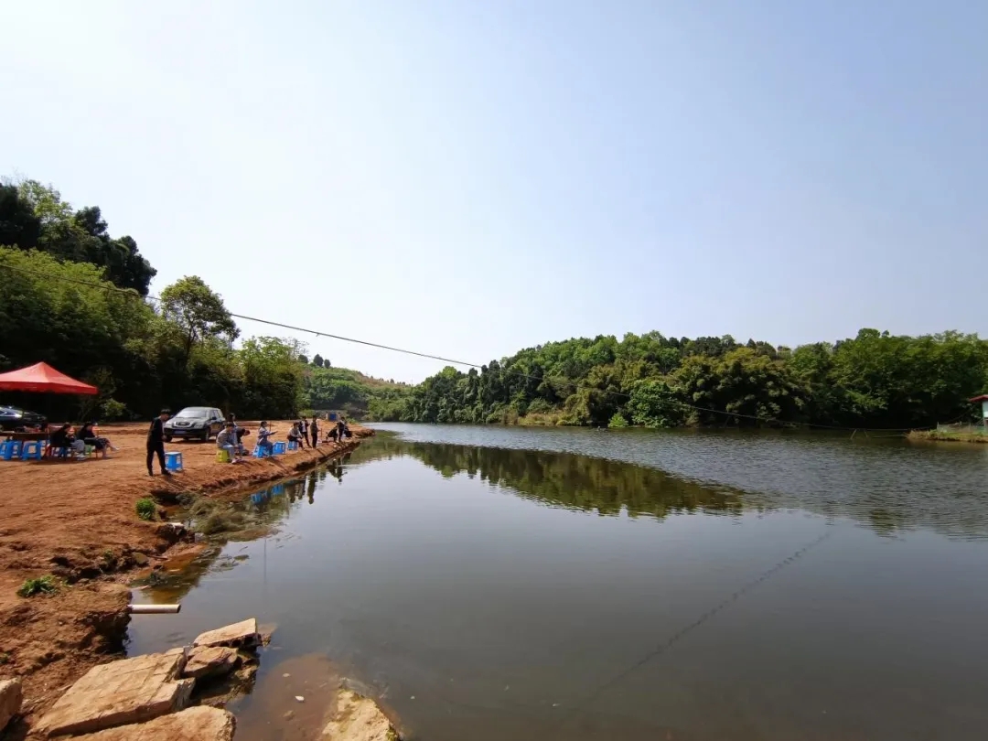 簡陽松林水庫風光