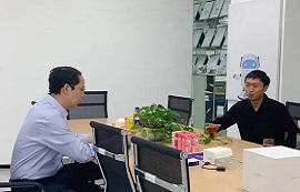 清數(shù)科技趙勇博士蒞臨億佰特公司考察