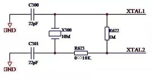 無源晶振參考電路 無源晶振參考電路