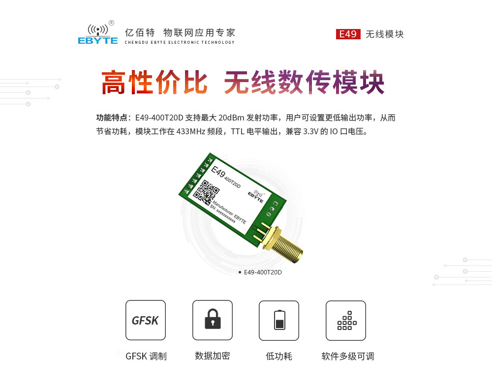 高性?xún)r(jià)比無(wú)線(xiàn)模塊