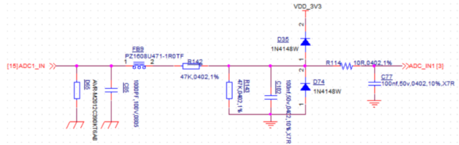 二極管ADC檢測(cè)電路 二極管ADC檢測(cè)電路