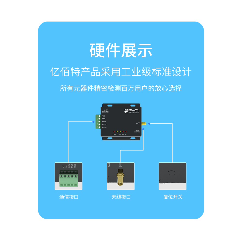 數(shù)傳電臺通信接口 LoRa擴(kuò)頻數(shù)傳電臺 03