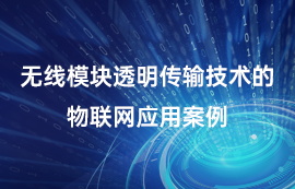 無線模塊透明傳輸技術(shù)的物聯(lián)網(wǎng)應(yīng)用案例