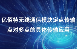 無線模塊點對多點定點傳輸?shù)木唧w應(yīng)用