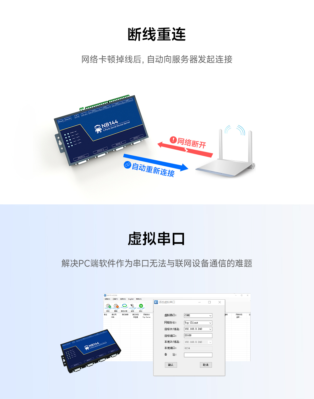 工業(yè)級4路串口服務(wù)器（13）