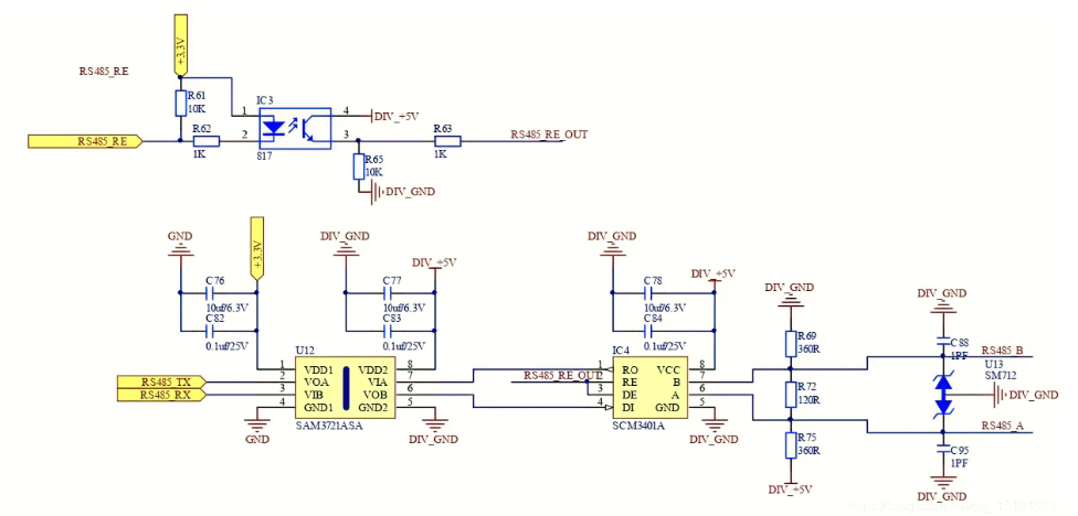 485隔離電路方案 485隔離電路方案