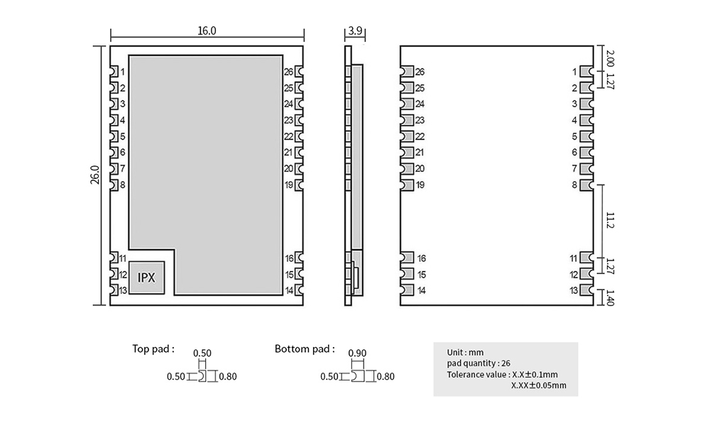 引腳無線高速連續(xù)傳輸模塊