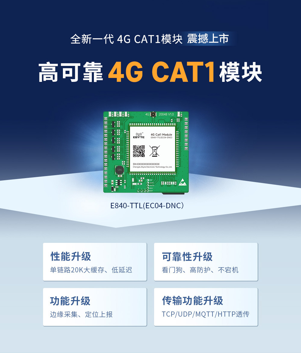 4G cat1透傳模塊