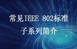 IEEE 802標(biāo)準(zhǔn)有哪些常見子系列標(biāo)準(zhǔn)