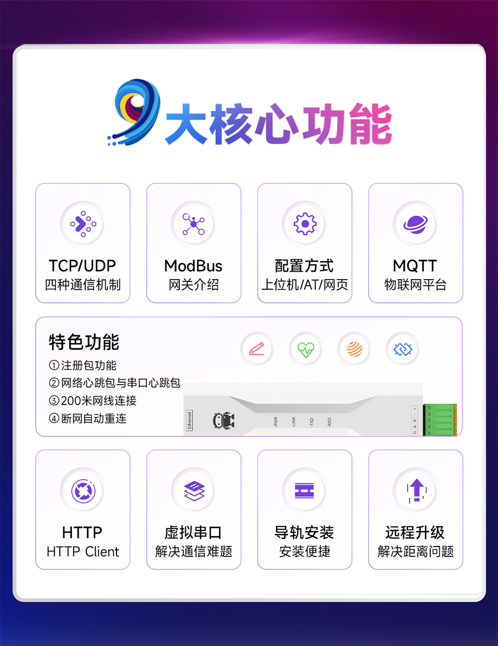 NA111-M串口轉(zhuǎn)以太網(wǎng)串口服務(wù)器 (5)