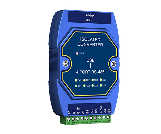 4路USB轉(zhuǎn)RS485模組