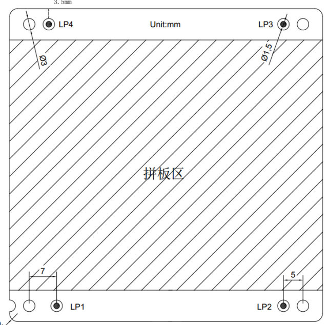 4 PCB板拼板區(qū) 4 PCB板拼板區(qū)