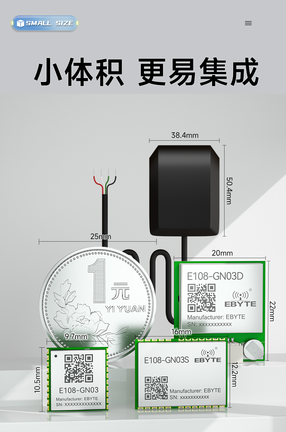 E108-GN03G高精度多模衛(wèi)星定位導(dǎo)航模塊 (9)