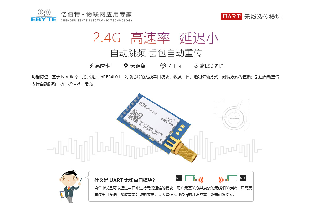 E34-2G4H20D 無線模塊詳情首圖