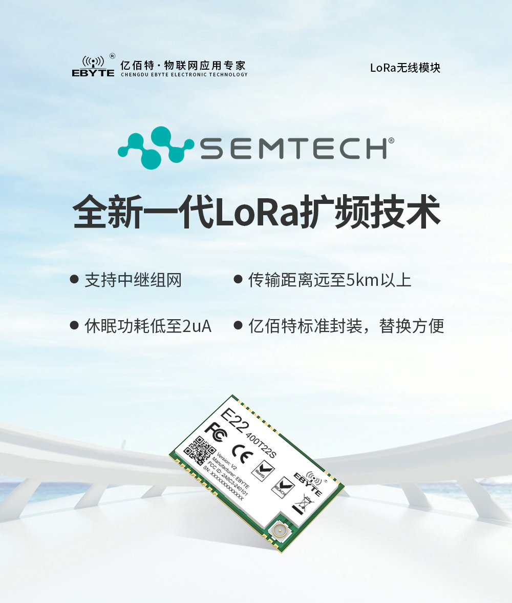 E22-400T22S lora擴(kuò)頻模塊