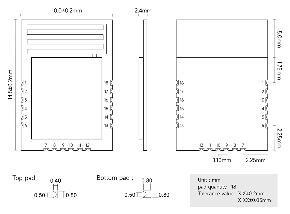 引腳 EWM104-BT09SP 引腳 EWM104-BT09SP