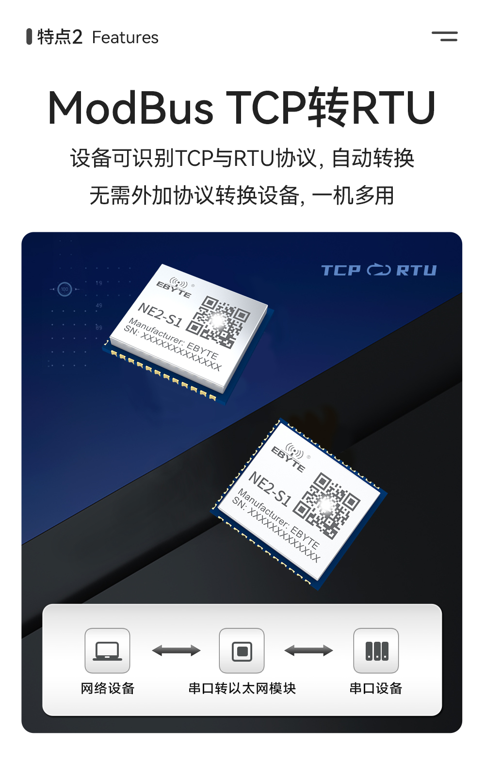 單串口服務(wù)器模塊 (5) NE2-S1 串口轉(zhuǎn)以太網(wǎng)模塊 (5)