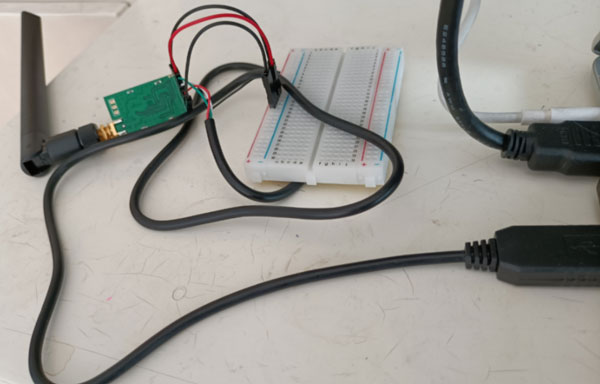 LoRa模塊通訊測(cè)試教程接線方式 LoRa模塊通訊測(cè)試教程接線方式