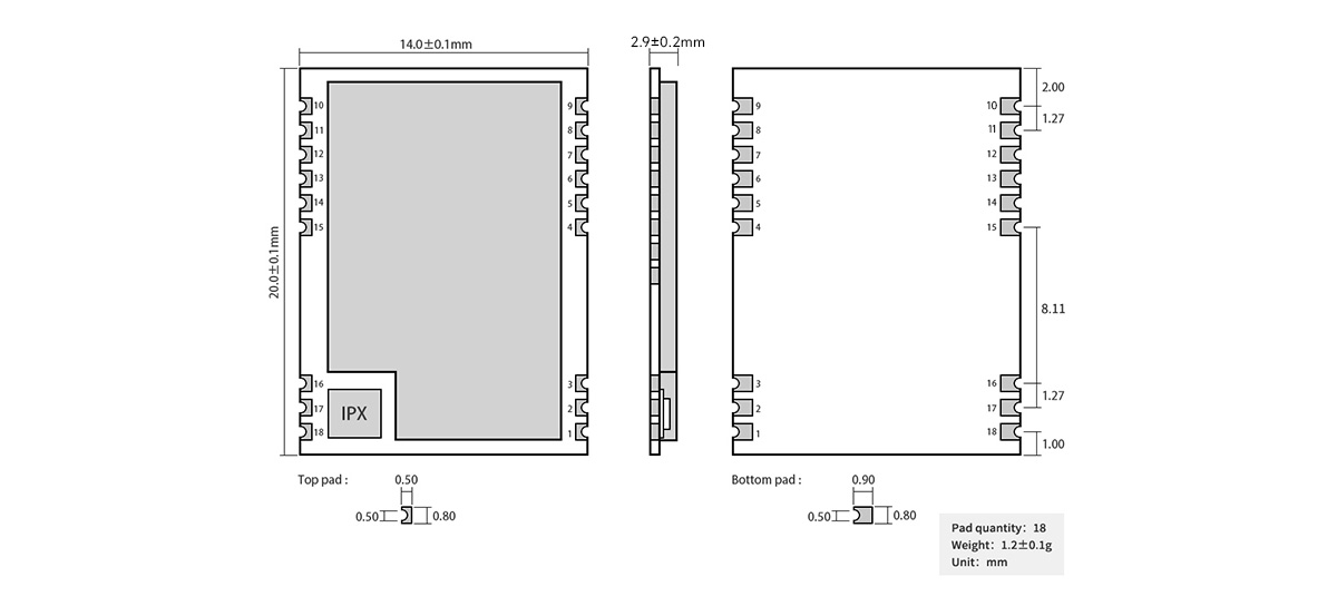E49-400M20S 引腳定義