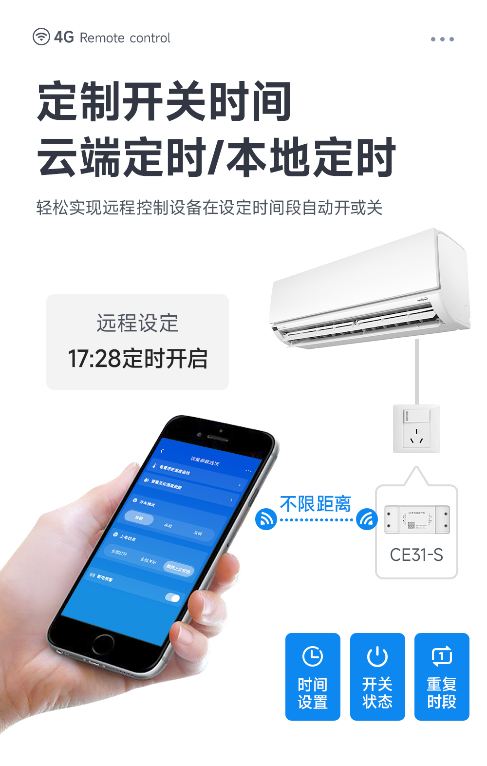 CE31-S01系列 4G手機(jī) 遠(yuǎn)程控制 遙控開關(guān) (10)