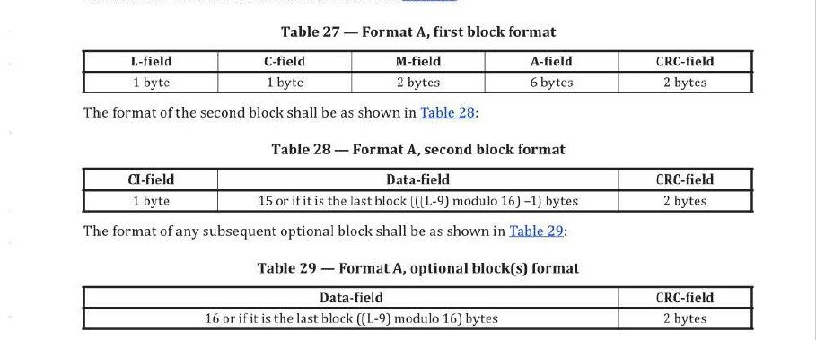 WM-Bus協(xié)議幀解析1 WM-Bus協(xié)議幀解析1
