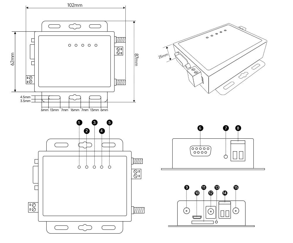 E840-DTU(EC04)G引腳圖 E840-DTU(EC04)G引腳圖