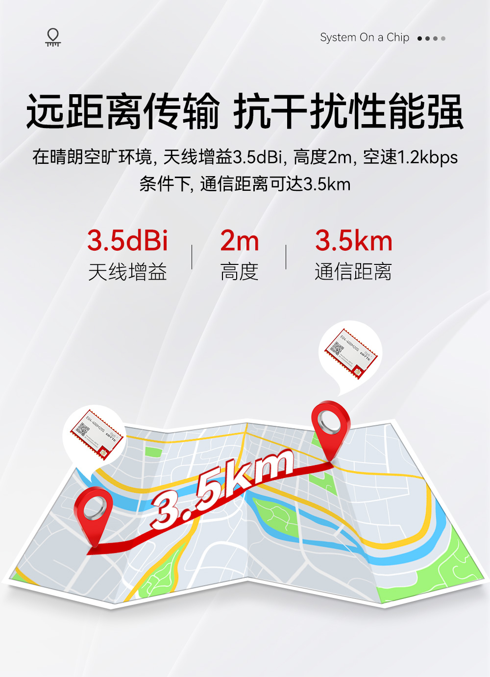 E04-400M20S SoC貼片型 無線模塊 (6)