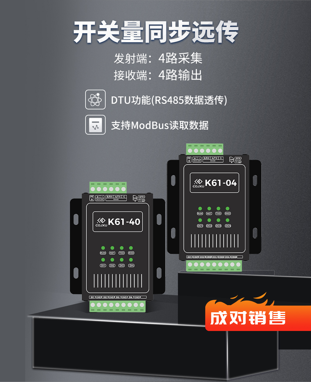 K61-DL20 開關(guān)量同步對(duì)傳模塊