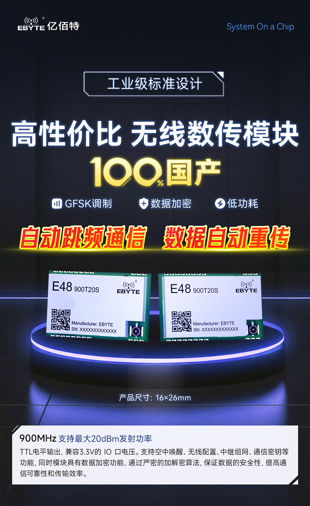 E48-900T20S 無線數(shù)傳模塊_01