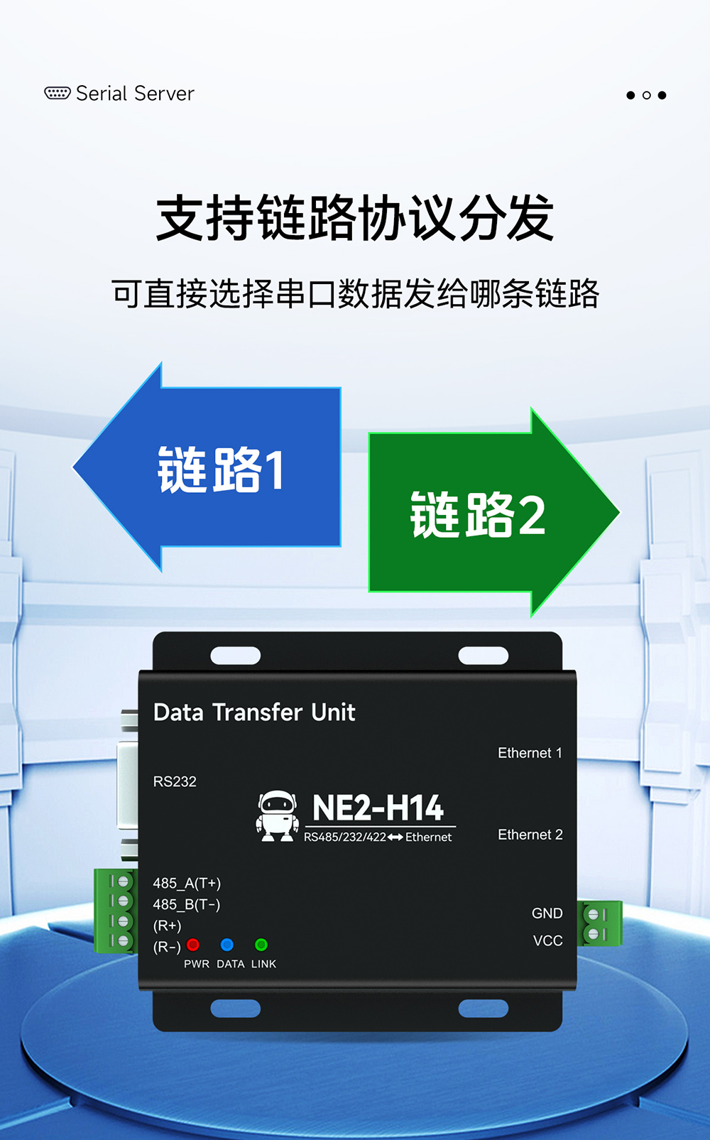 NE2-H14 2路串口轉(zhuǎn)以太網(wǎng)串口服務(wù)器 (21)