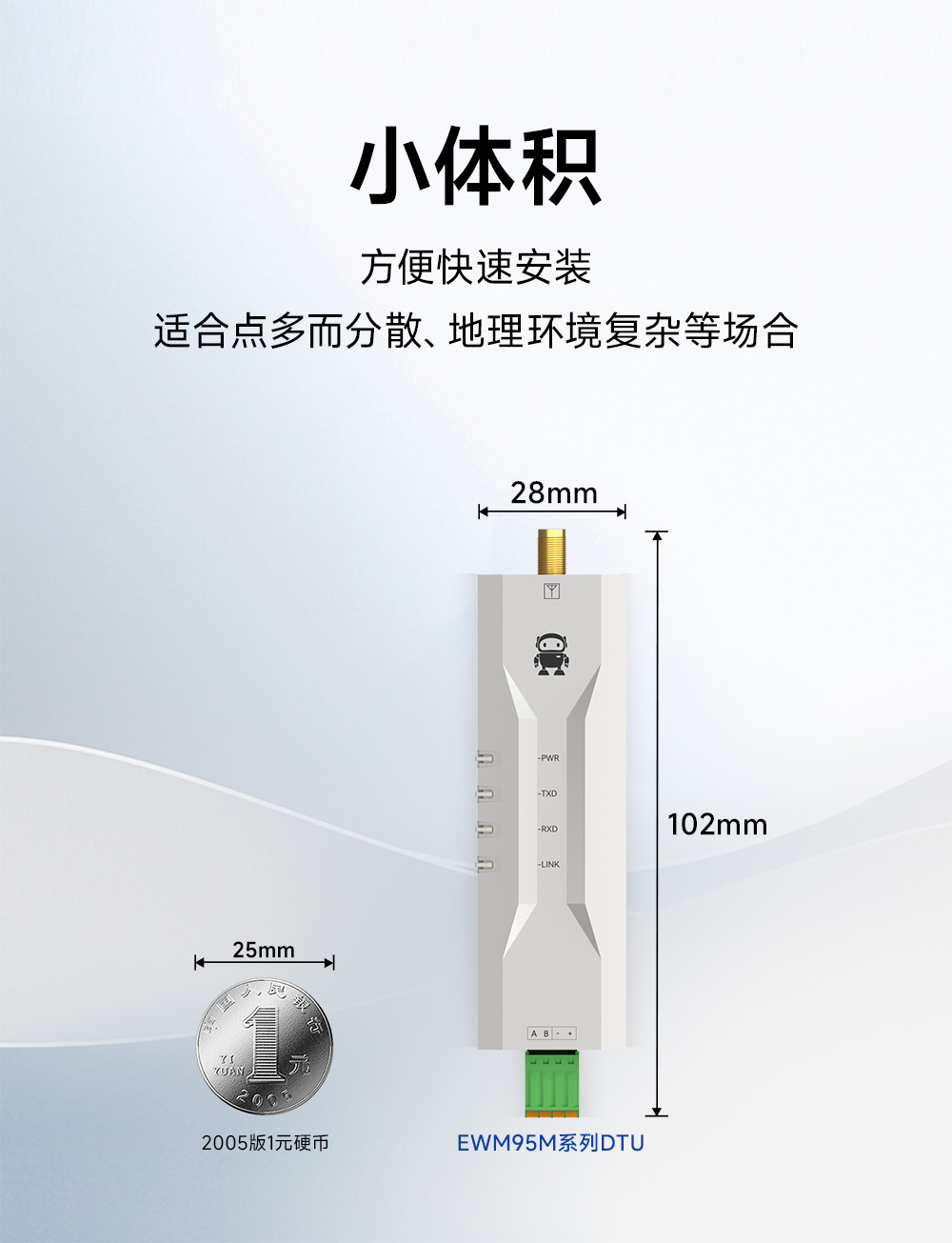 EWD95M-400頻段微型導軌LORAWAN數(shù)傳電臺 (8)