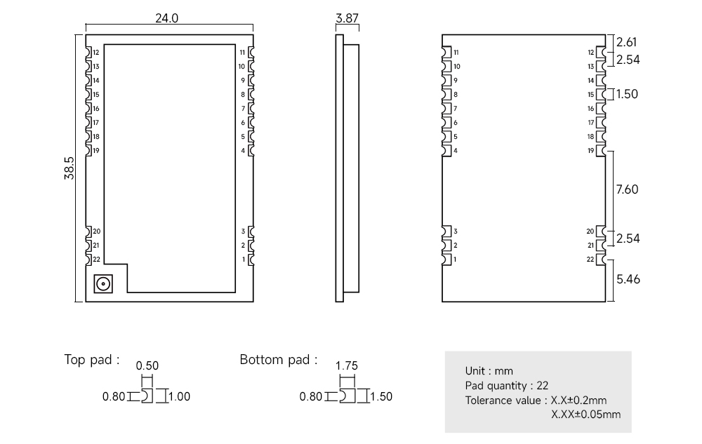 引腳 EWM290-400M33S 引腳 E290-400M33S