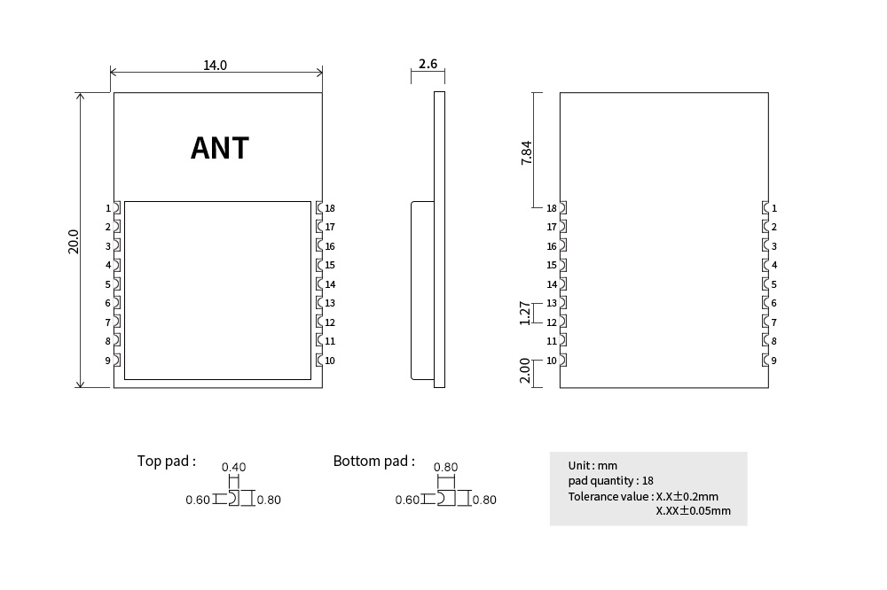引腳 EWM181-Z12SP(R) 引腳 EWM181-Z12SP(R)