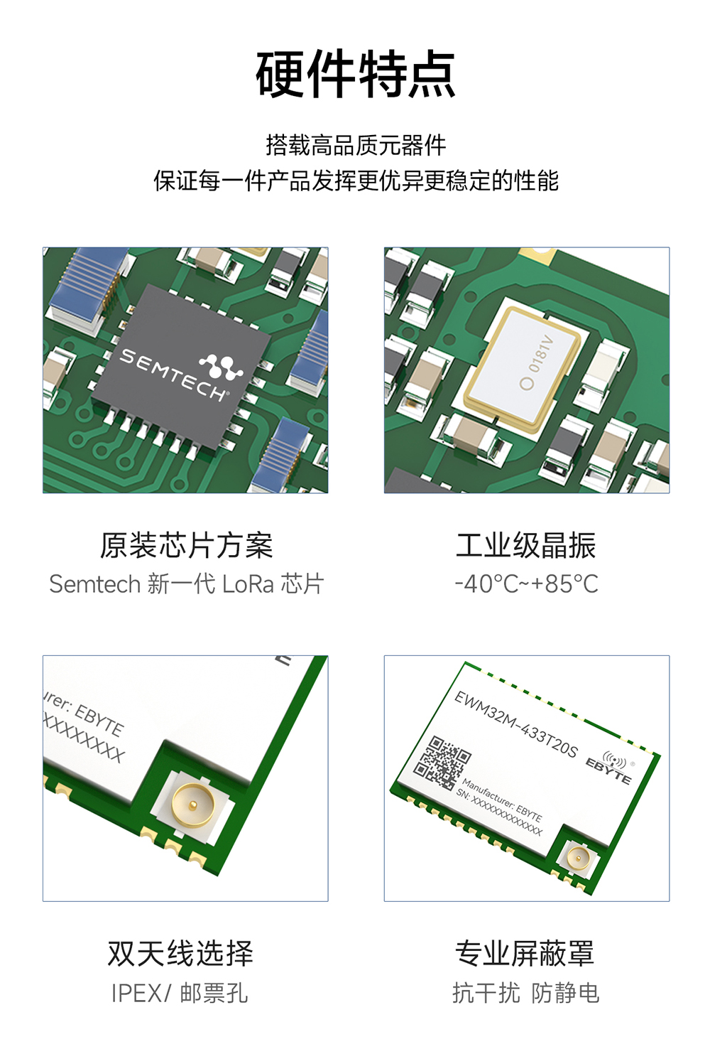 EWM32M-433T20S LoRa無線串口模塊 (9)