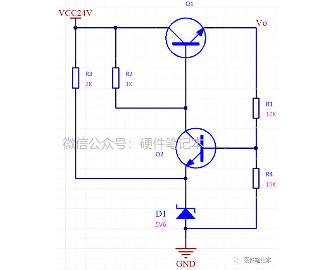 三極管實(shí)現(xiàn)24V轉(zhuǎn)12V的電路設(shè)計(jì) 三極管實(shí)現(xiàn)24V轉(zhuǎn)12V的電路設(shè)計(jì)