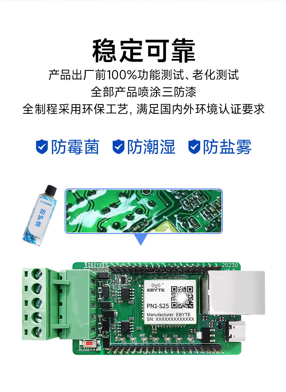 PN1-S25 貼片式Profinet網(wǎng)關(guān)模組  (16)