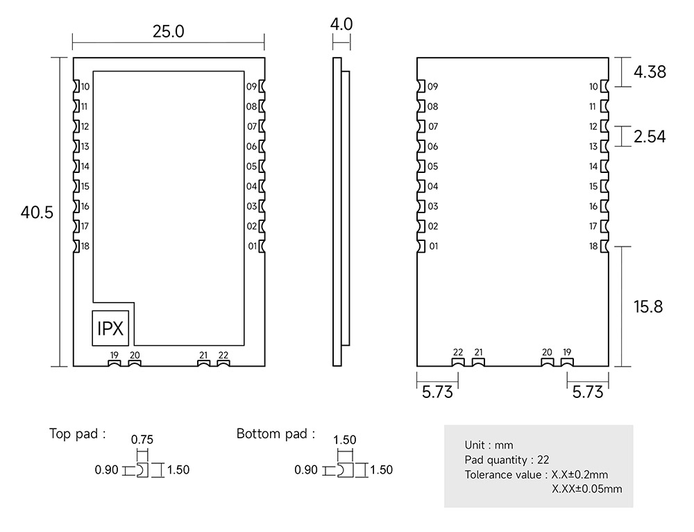 引腳 EWM528-2G4NW27SX 引腳 EWM528-2G4NW27SX