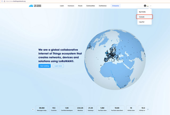 1 TTN服務(wù)器配置 1 TTN服務(wù)器配置