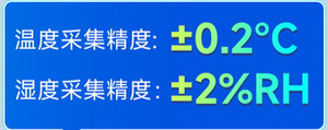 2 溫濕度傳感器采集精度 2 溫濕度傳感器采集精度