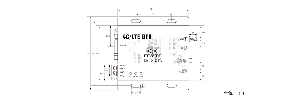 E840-DTU(EC03)引腳