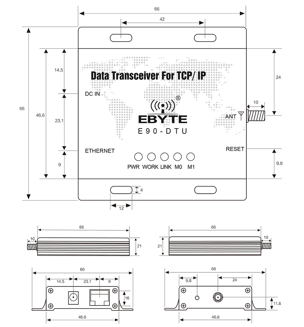 E90-DTU以太網(wǎng)數(shù)傳電臺(tái) (4)