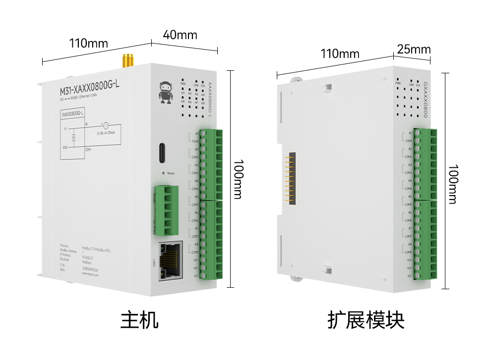 引腳定義 M31-XAXX0800G-L