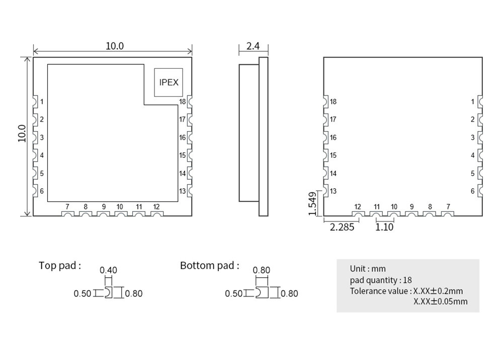 引腳 EWM104-BT13SX 引腳 EWM104-BT13SX