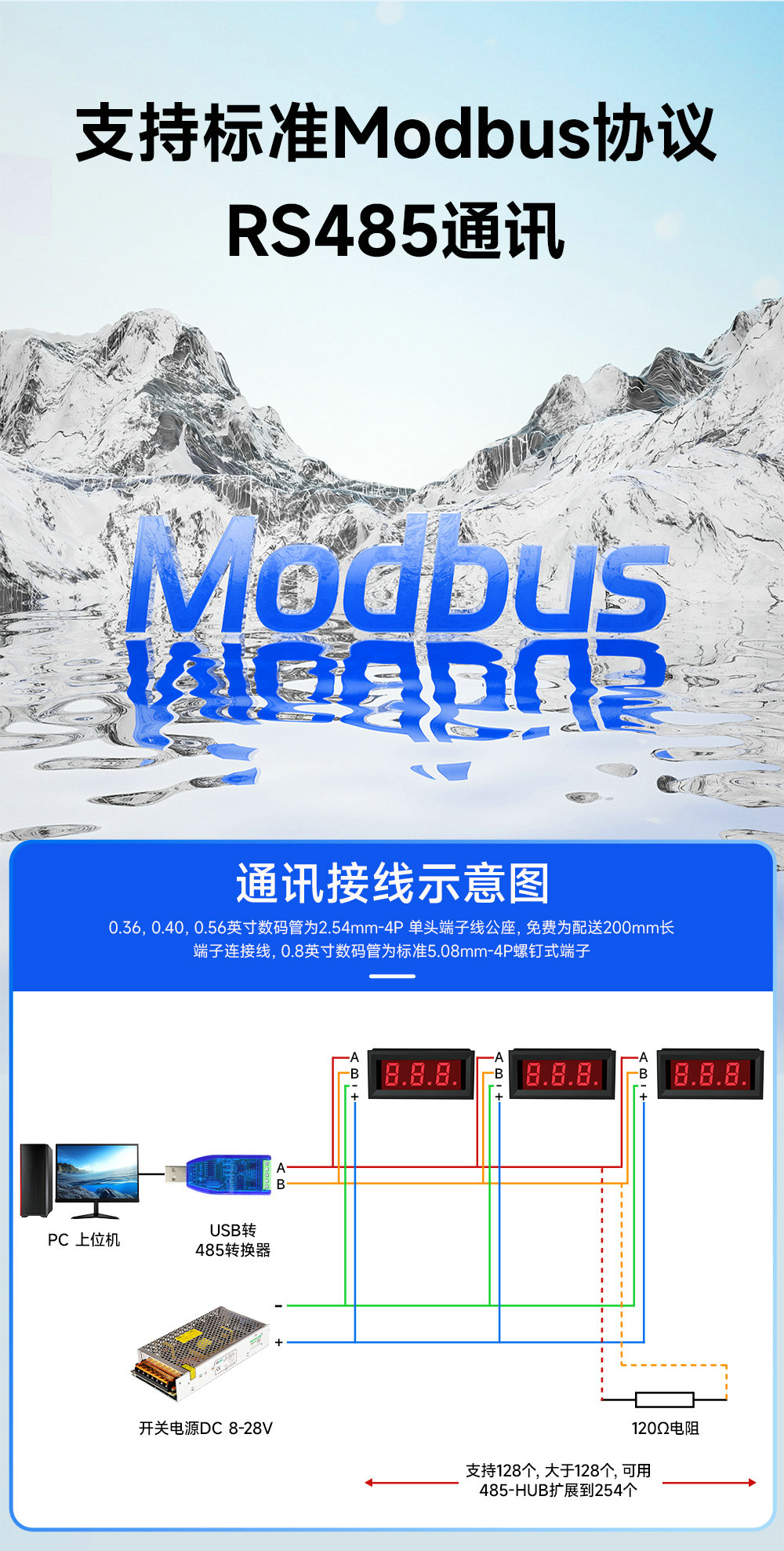 EID051系列RS485串口控制3位LED數(shù)碼管 (3) EID051系列RS485串口控制3位LED數(shù)碼管 (3)