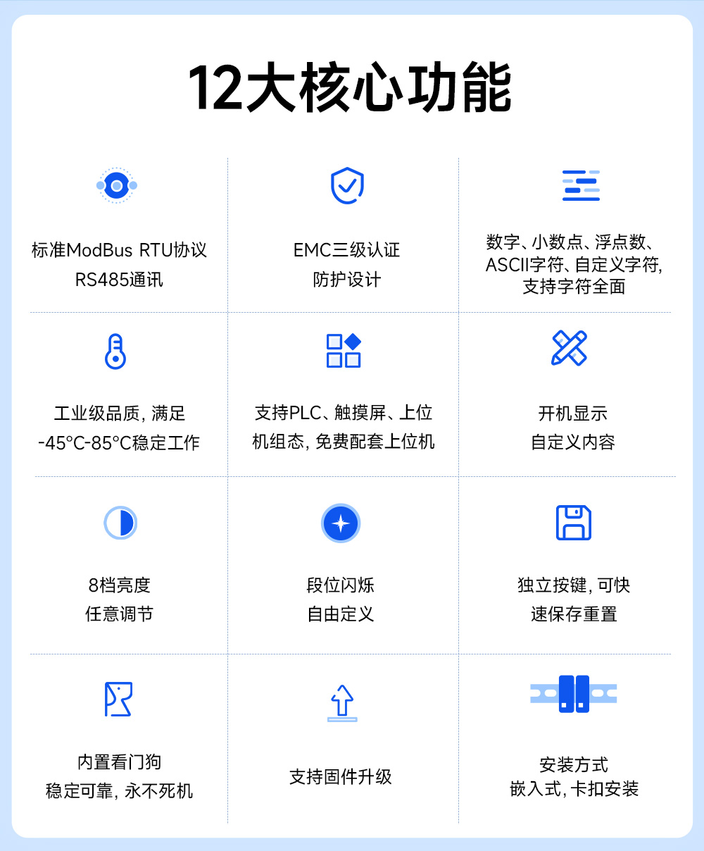 EID051-148系列RS485串口4位Modbus數(shù)碼管 (2) EID051-148系列RS485串口4位Modbus數(shù)碼管 (2)
