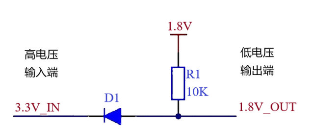 二極管電平轉(zhuǎn)換電路